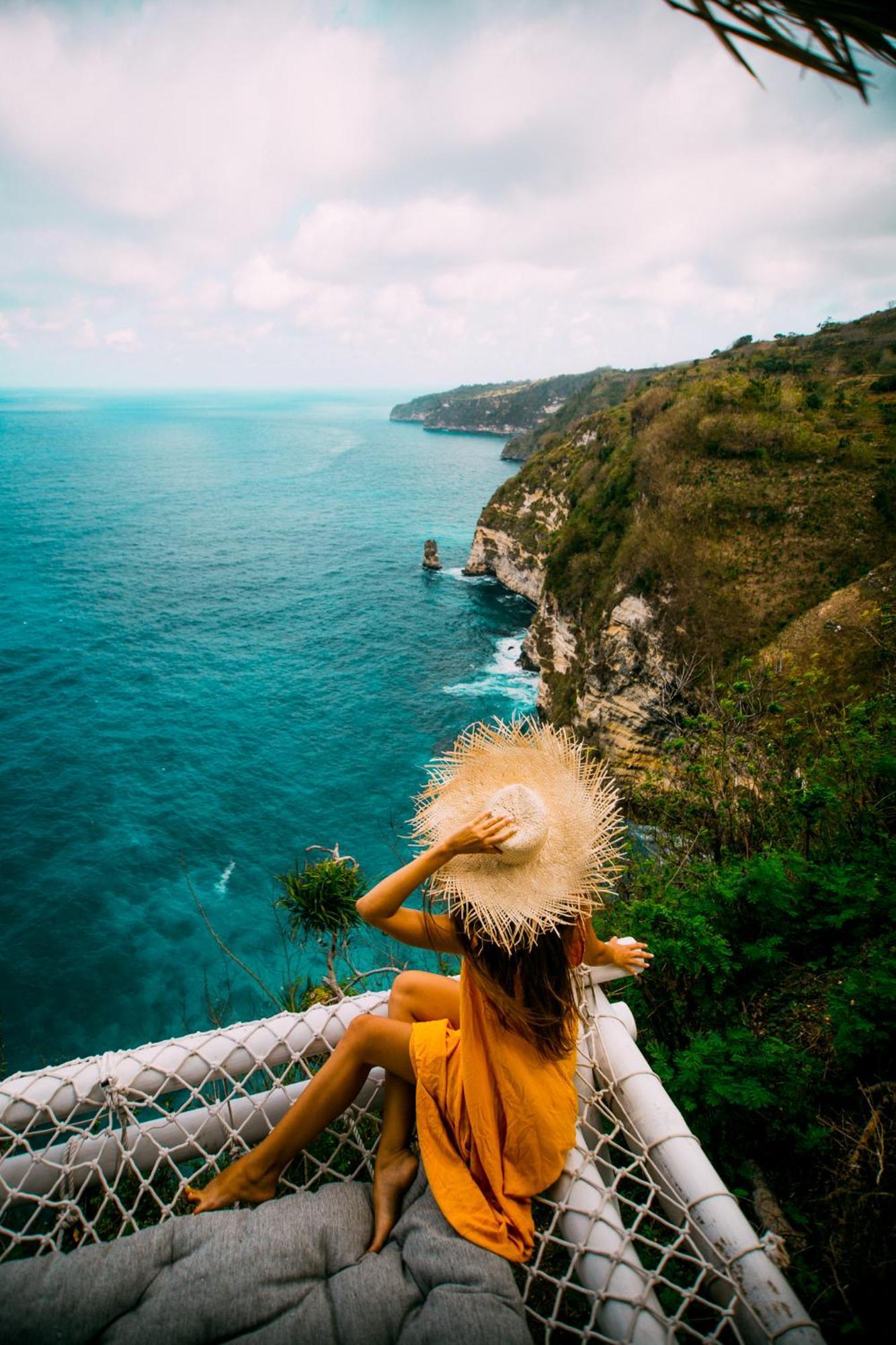 Tropical Glamping Nusa Penida Diamond Beach - Cliff Side Edge Polilit Exterior foto