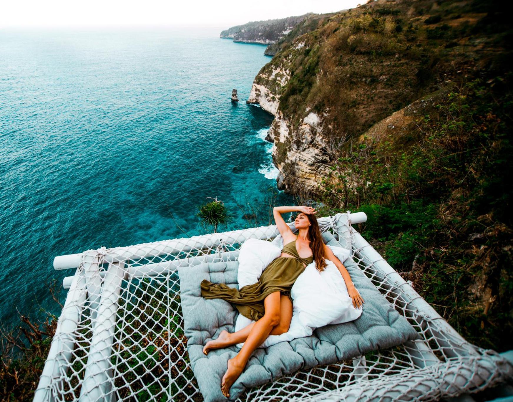 Tropical Glamping Nusa Penida Diamond Beach - Cliff Side Edge Polilit Exterior foto